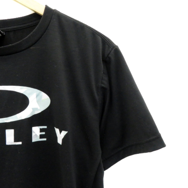 Oakley(オークリー)のオークリー  スポーツウエア Tシャツ カットソー 半袖 ロゴプリント L 黒 スポーツ/アウトドアのスポーツ/アウトドア その他(その他)の商品写真