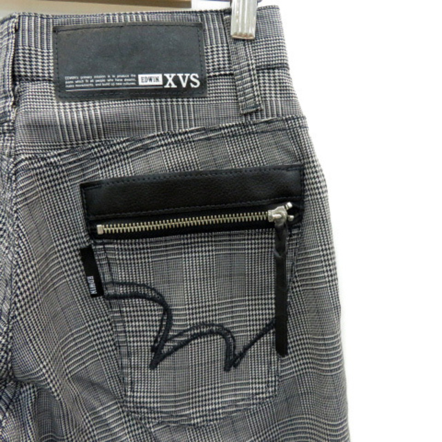 EDWIN(エドウィン)のエドウィン 412XVS ストレートパンツ グレンチェック柄 28 S グレー メンズのパンツ(スラックス)の商品写真