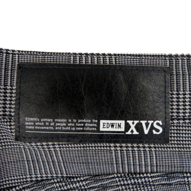 EDWIN(エドウィン)のエドウィン 412XVS ストレートパンツ グレンチェック柄 28 S グレー メンズのパンツ(スラックス)の商品写真