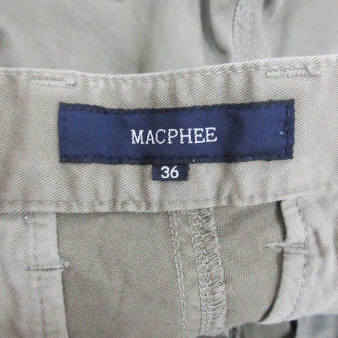 MACPHEE(マカフィー)のマカフィー トゥモローランド カーゴパンツ ロング 36 カーキ /FF14 レディースのパンツ(ワークパンツ/カーゴパンツ)の商品写真