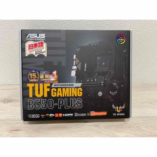 エイスース(ASUS)のTUF GAMING B550- PLUS マザボ  中古美品(PCパーツ)