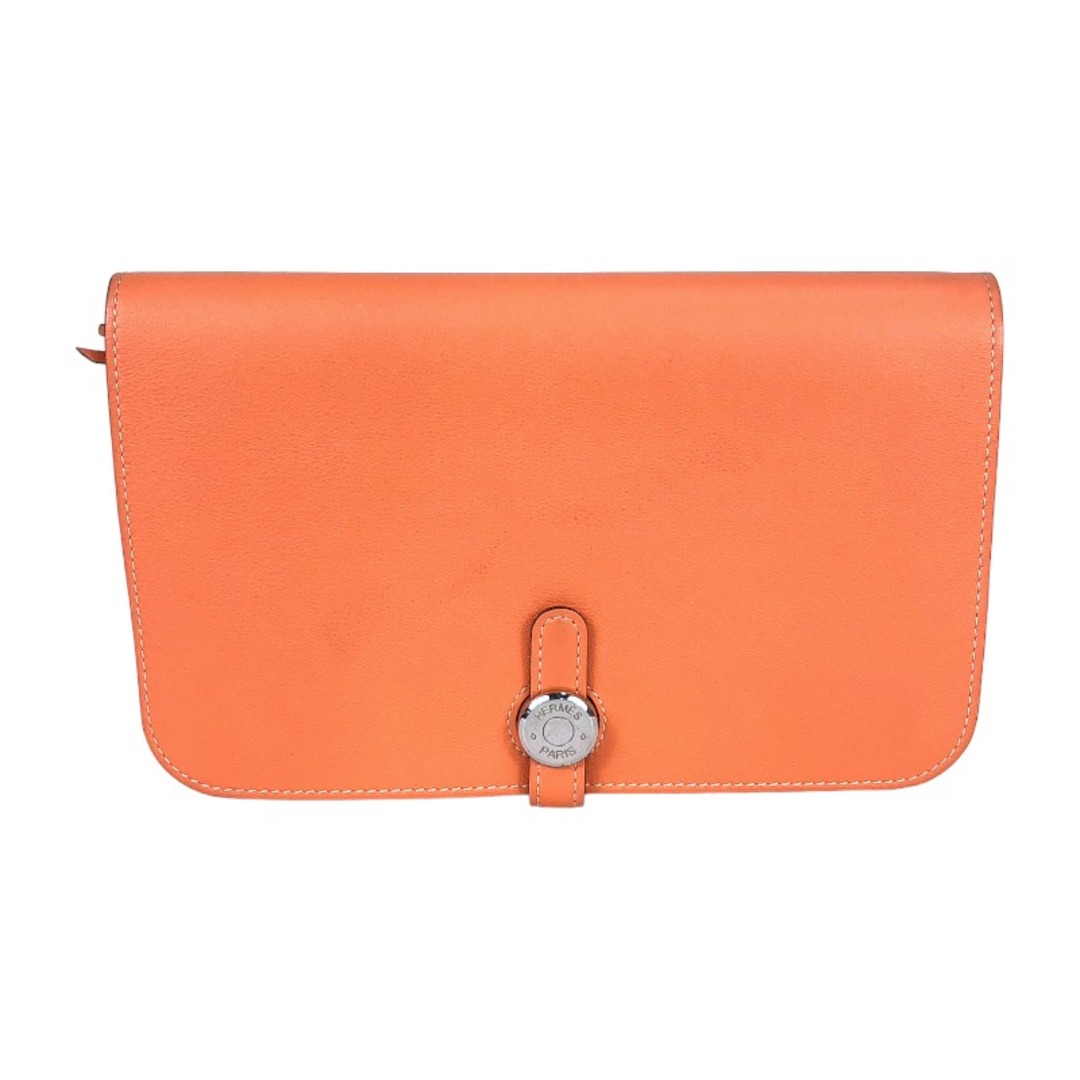 エルメス HERMES ドゴンデュオ 長財布 レディース - 財布