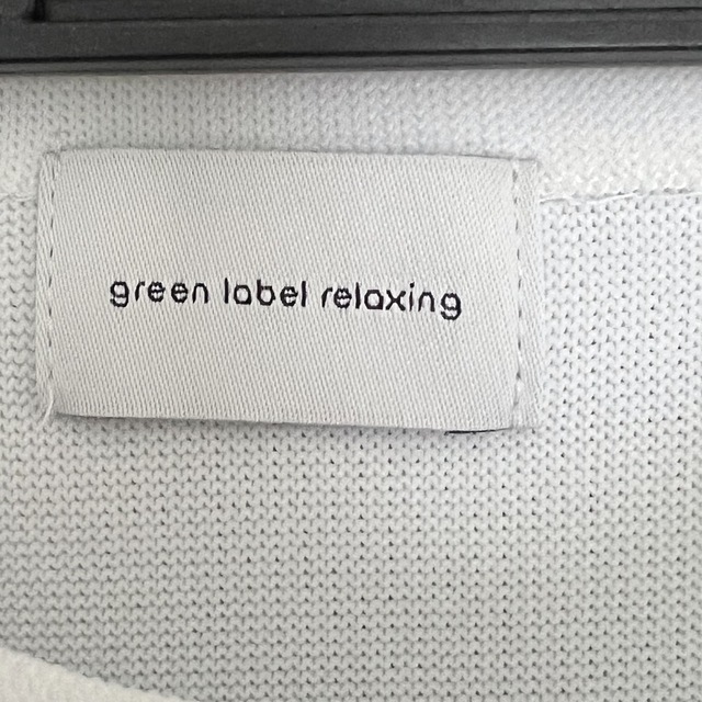 UNITED ARROWS green label relaxing(ユナイテッドアローズグリーンレーベルリラクシング)のラウンドテール プルオーバー ニット -ウォッシャブル- レディースのトップス(カットソー(半袖/袖なし))の商品写真