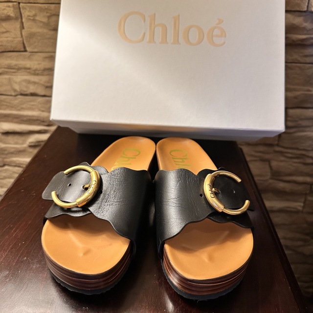 Chloe(クロエ)のChloe クロエ✳︎フラット　サンダル　厚底 レディースの靴/シューズ(サンダル)の商品写真