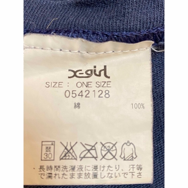 X-girl(エックスガール)のX-girl USED感いっぱいMadeInUSA【24時間以内匿名配送】 レディースのトップス(Tシャツ(半袖/袖なし))の商品写真