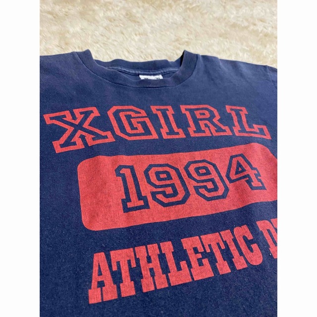 X-girl(エックスガール)のX-girl USED感いっぱいMadeInUSA【24時間以内匿名配送】 レディースのトップス(Tシャツ(半袖/袖なし))の商品写真