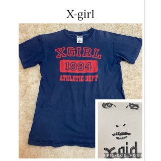 エックスガール(X-girl)のX-girl USED感いっぱいMadeInUSA【24時間以内匿名配送】(Tシャツ(半袖/袖なし))