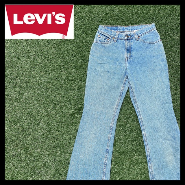 Levi's(リーバイス)のリーバイス 517 Mサイズ ライトブルーデニムジーンズ フレア ブーツカット メンズのパンツ(デニム/ジーンズ)の商品写真