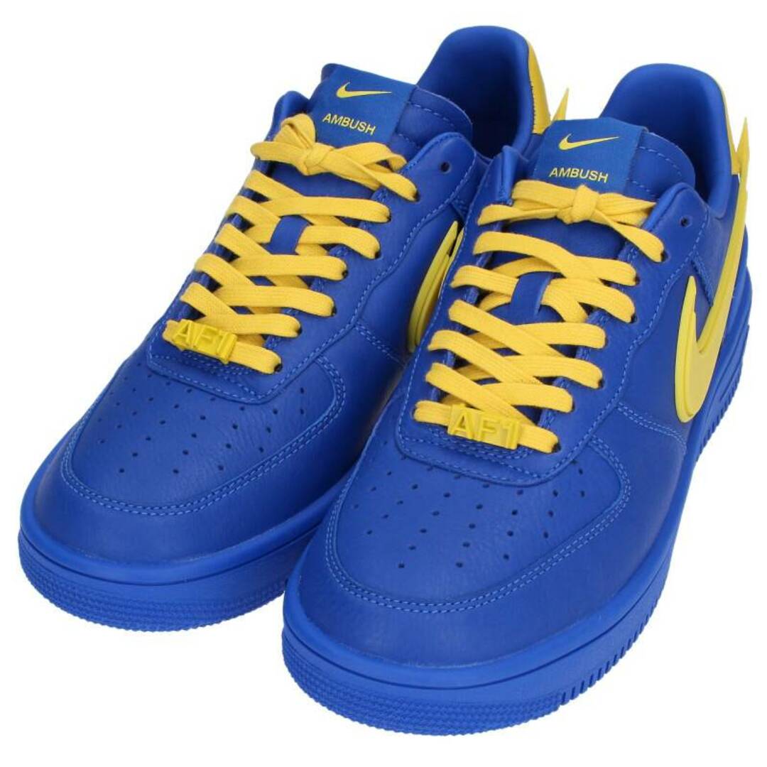 NIKE(ナイキ)のナイキ ×アンブッシュ AMBUSH  Air Force 1 Low Game Royal and Vivid Sulfur/DV3464-400 エアフォース1ローゲームロイヤルスニーカー メンズ 28cm メンズの靴/シューズ(スニーカー)の商品写真