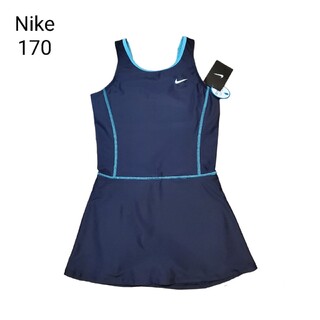 ナイキ(NIKE)の新品 Nike ナイキ 水着 スクール水着 スカート ネイビー 紺 170(水着)