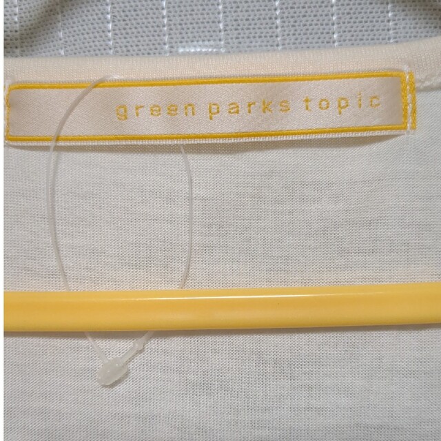 green parks(グリーンパークス)の【未使用】グリーンパークストピックカットソー レディースのトップス(Tシャツ(半袖/袖なし))の商品写真