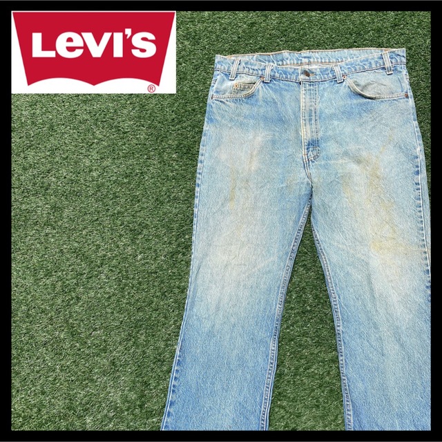 Levi's(リーバイス)のリーバイス 517 W40 L30ライトブルーデニムジーンズフレアブーツカット メンズのパンツ(デニム/ジーンズ)の商品写真