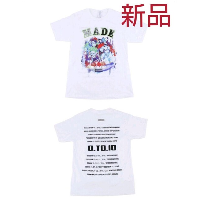 BIGBANG 0TO10 ソウルコングッズ Tシャツ ホワイト XL