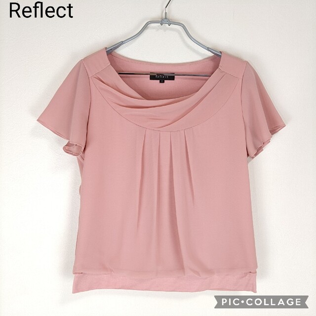 ReFLEcT(リフレクト)のReflectドレープネックブラウス レディースのトップス(シャツ/ブラウス(半袖/袖なし))の商品写真