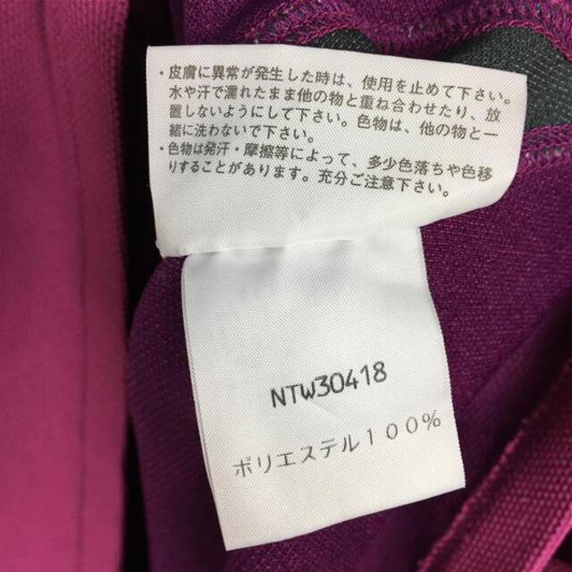 THE NORTH FACE(ザノースフェイス)のWOMENs M  ノースフェイス クイックドライ ジップネック シャツ QuickDry Zipneck Shirt NORTH FACE NTW30418 パープル系 レディースのファッション小物(その他)の商品写真