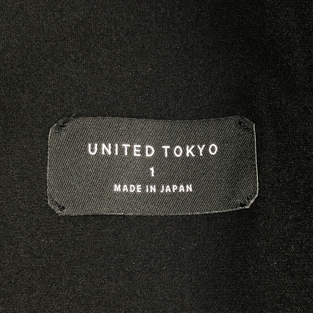 UNITED TOKYO(ユナイテッドトウキョウ)のUNITED TOKYO ユナイテッドトウキョウ 品番 401353003  ダブル ジャケット 薄手 テーラードジャケット 黒 サイズ1 正規品/ B3739 メンズのジャケット/アウター(テーラードジャケット)の商品写真