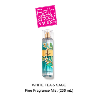 バスアンドボディーワークス(Bath & Body Works)のnew-バス＆ボディワークス ファインフレグランスミスト ホワイトティー＆セージ(香水(女性用))