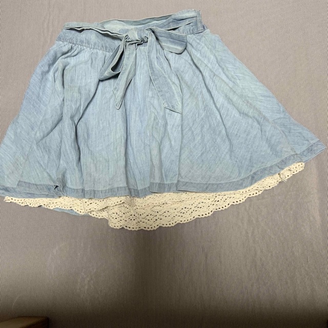 NICE CLAUP(ナイスクラップ)のナイスクラップ デニムスカート レディースのスカート(ミニスカート)の商品写真
