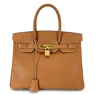 エルメス(Hermes)のHERMES エルメス ハンドバッグ バーキン30 1999年 内縫い 鞄 かばん □C刻印 クシュベル    ブラウン系 ゴールド金具 レディース【中古品】(ハンドバッグ)