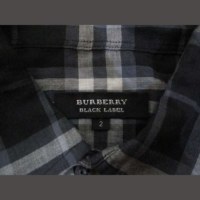 BURBERRY BLACK LABEL - バーバリーブラックレーベル チェック柄 半袖 