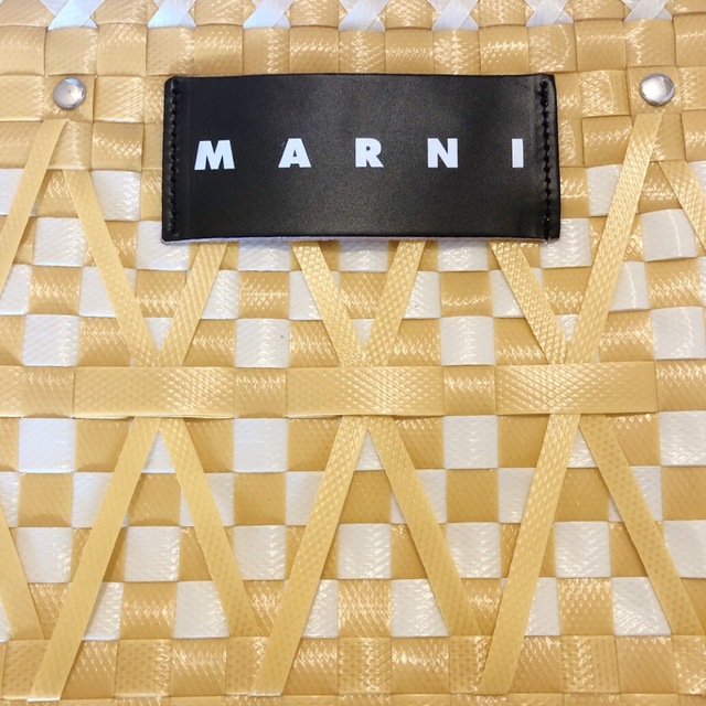 Marni - MARNI ステンシルバッグ マスタード イエロー ピクニック