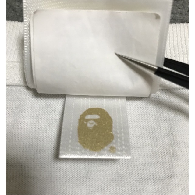 A BATHING APE - アベイシングエイプ シャークプリンtシャツの A BATHING APE - アベイシングエイプ シャークプリンtシャツの