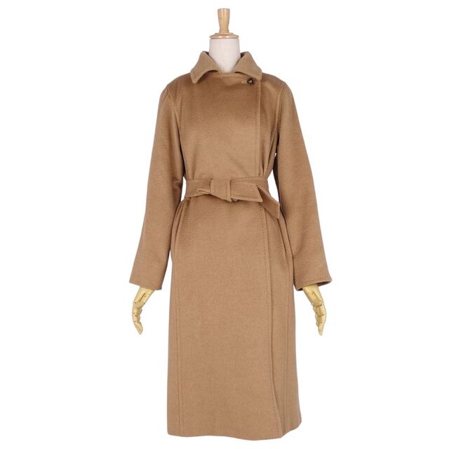 ★美品★ MaxMara イタリア製 キャメル ワンピース　白タグ