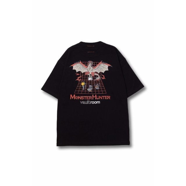 vaultroom VR × Rathalos CREWNECK / BLK L-