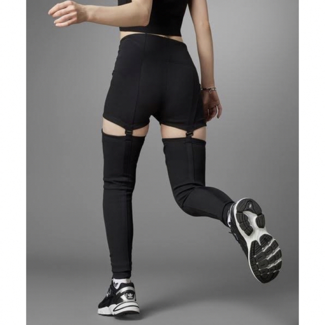 adidas(アディダス)のadidas リブニット2in1 パンツ レディースのパンツ(カジュアルパンツ)の商品写真