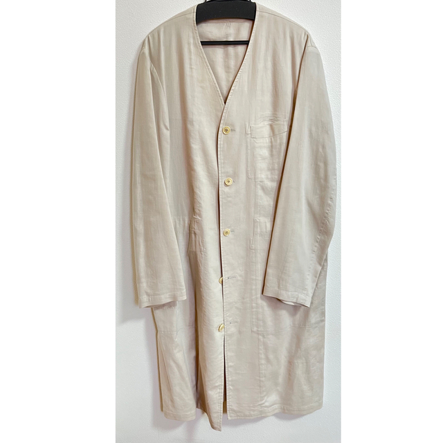 Yohji Yamamoto - ヨウジヤマモト リネンコートの通販 by ワサビ shop