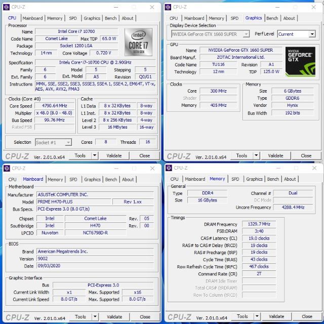高速無線Wi-Fi!高性能ゲーミングPC/i7-10700/GTX1660Sの通販 by 激安