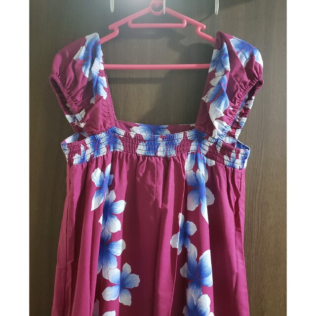 ハワイ製 マキシワンピ ロングドレス ムームー レディースのワンピース(ロングワンピース/マキシワンピース)の商品写真