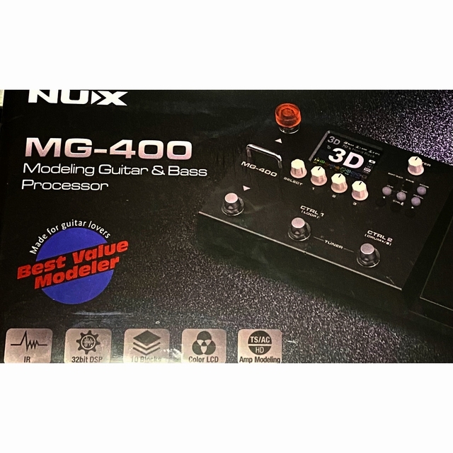 【新品購入/未開封】NUX / MG-400 マルチエフェクター