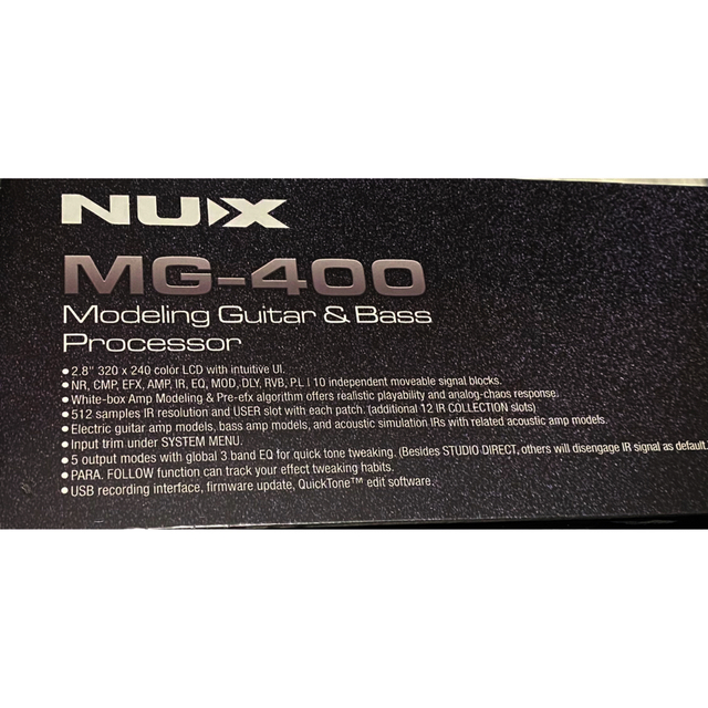 【新品購入/未開封】NUX / MG-400 マルチエフェクター