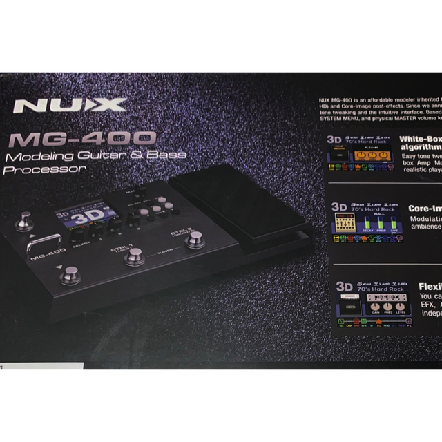 【新品購入/未開封】NUX / MG-400 マルチエフェクター