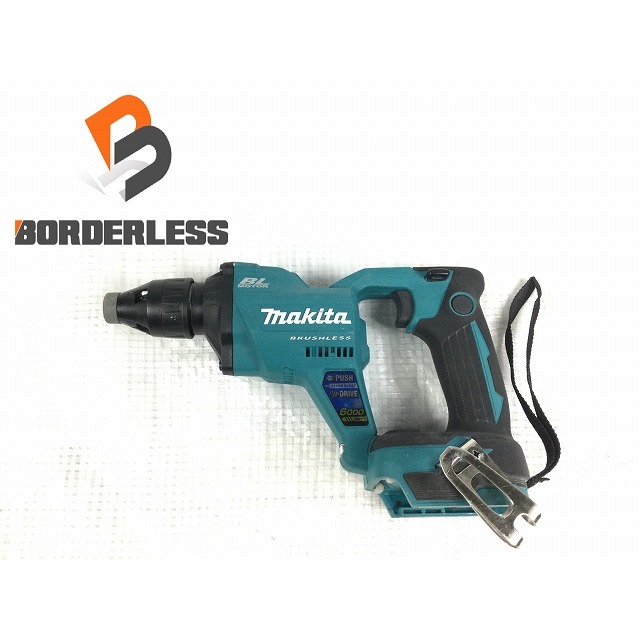 ☆品☆makita マキタ 18V 充電式スクリュードライバ FS600D バッテリー2個(18V 6.0Ah) 充電器付き DIY 日曜大工 79567自動車/バイク