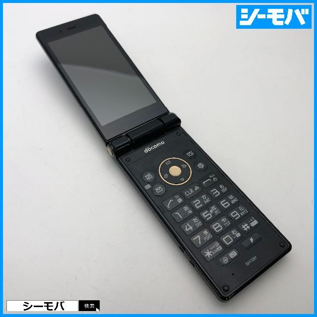 SHARP(シャープ)の811 SIMフリー docomo SH-03H ネイビー◆中古◆ スマホ/家電/カメラのスマートフォン/携帯電話(携帯電話本体)の商品写真