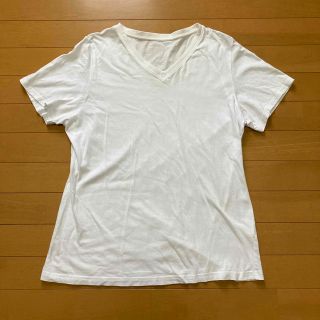 シマムラ(しまむら)のTシャツ　ホワイト　Ｖネック　3L(Tシャツ(半袖/袖なし))