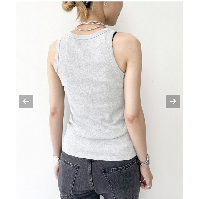 L'Appartement DEUXIEME CLASSE(アパルトモンドゥーズィエムクラス)の美品 【GOOD GRIEF!/グッドグリーフ】Rib Tank Top  レディースのトップス(タンクトップ)の商品写真