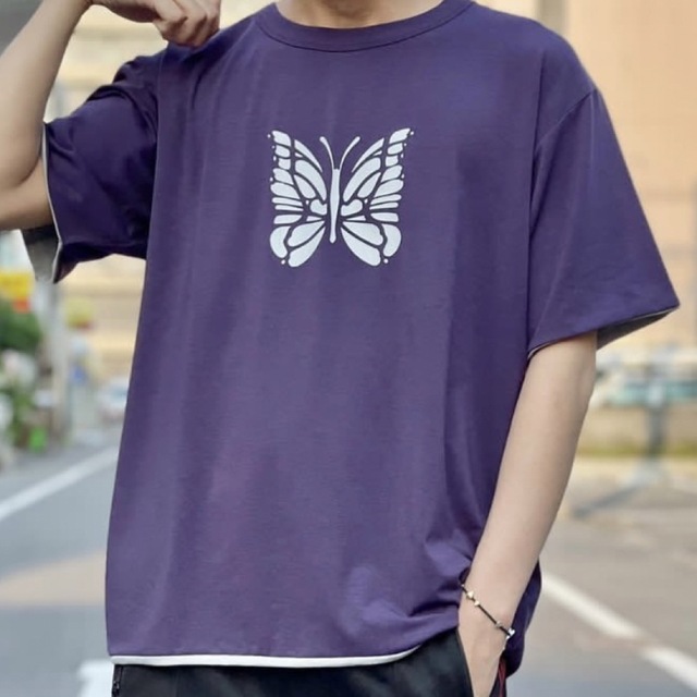 サウスツーウエストエイトS/S Reversible Tee - PE/R/PU Jersey