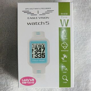 アサヒゴルフ(朝日ゴルフ)のEAGLE VISION watch5 EV-019 ホワイト(その他)