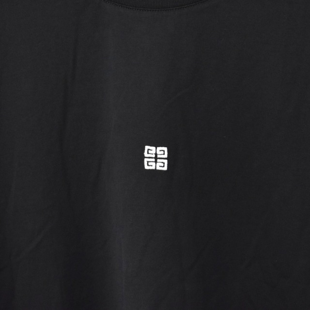 GIVENCHY - ジバンシィ Tシャツ カットソー 半袖 ロゴ 刺繍 S 黒 