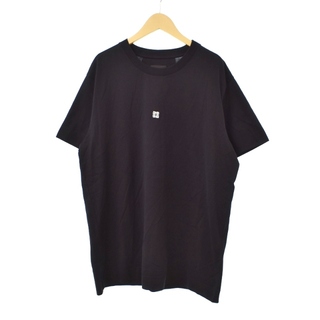 ジバンシィ(GIVENCHY)のジバンシィ Tシャツ カットソー 半袖 ロゴ 刺繍 S 黒 BM71DK3Y6B(Tシャツ/カットソー(半袖/袖なし))
