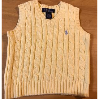 ポロラルフローレン(POLO RALPH LAUREN)の美品ポロラルフローレン95〜100ニットベスト(ニット)