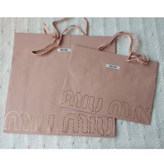 ミュウミュウ(miumiu)のざきみ様専用　ショップ袋　2枚セット(ショップ袋)