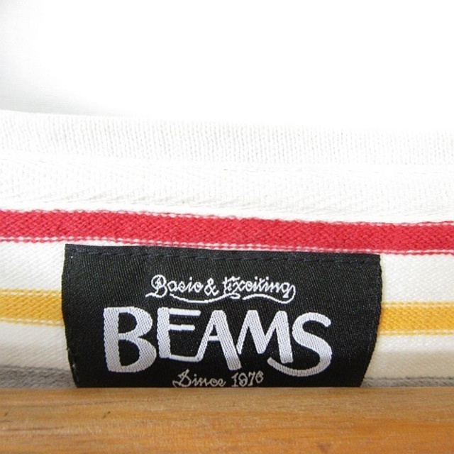 BEAMS(ビームス)のビームス BEAMS Tシャツ カットソー 長袖 綿 M ホワイト メンズのトップス(Tシャツ/カットソー(七分/長袖))の商品写真