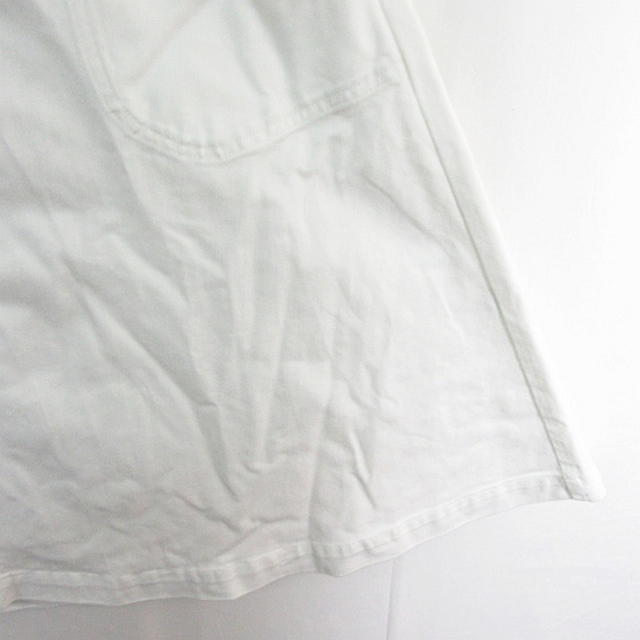 SHIPS(シップス)のSHIPS フレア スカート ロング丈 ボタン コットン 38 ホワイト レディースのスカート(ロングスカート)の商品写真