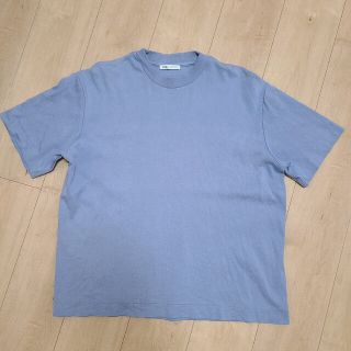 ザラ(ZARA)のヤヤヤ、やさしいパープルがシブちぃ！サイズM ZARA(Tシャツ/カットソー(半袖/袖なし))