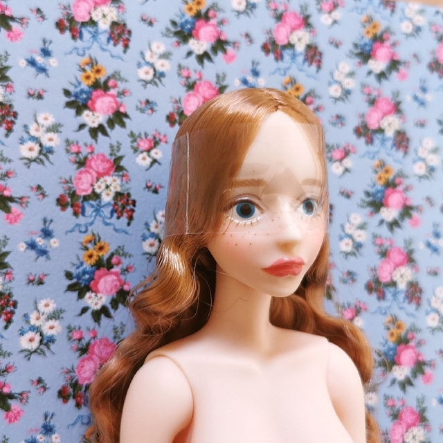 be my baby cherry EDWINA-BLUE オダニミユキ ハンドメイドのぬいぐるみ/人形(人形)の商品写真