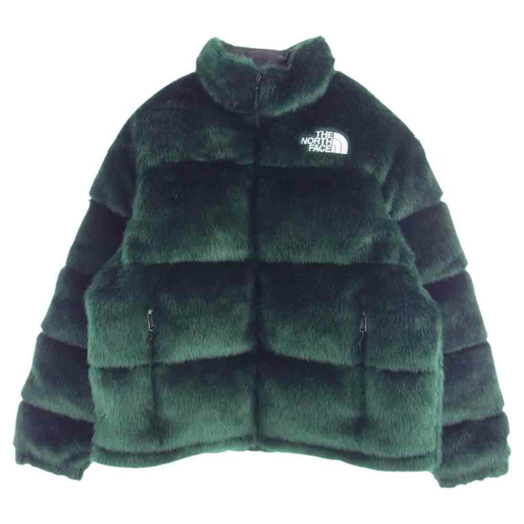 Supreme シュプリーム ダウンジャケット 20AW ND92001I × The North Face Faux Fur Nupste Jacket ノースフェイス フェイクファー ヌプシ ジャケット ダウン グリーン系 L